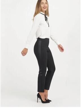 Spanx-NWT-XLP-The Perfect Black Pant Ankle Tuxedo Slim Straight-Black